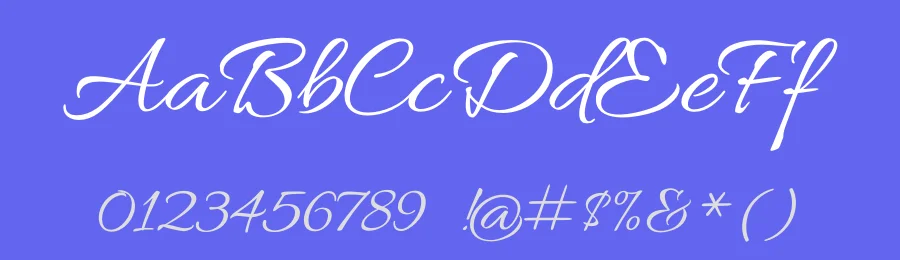 Allura by Robert E. Leuschke — Script Handwritten Font — thumbnail 3