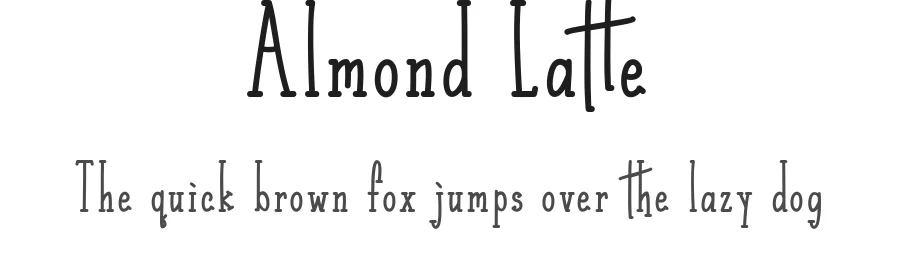 Almond Latte by Aldedesign 2019 — Script Handwritten Font