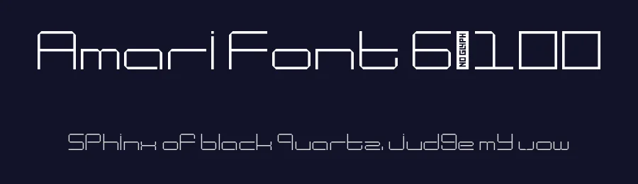 Amari Font 6/100 — Sans Serif Font — thumbnail 2