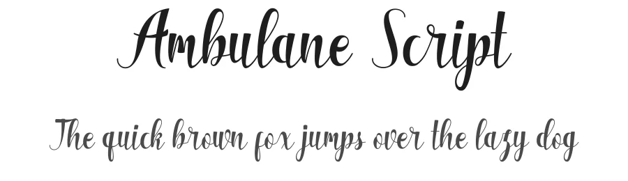 Ambulane Script by Jhoen — Script Handwritten Font