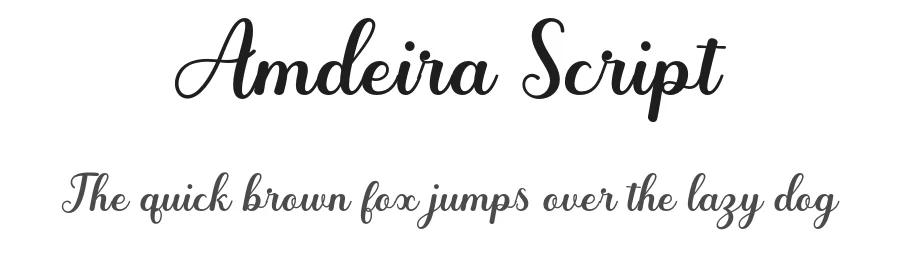 Amdeira Script by Gatype — Script Handwritten Font