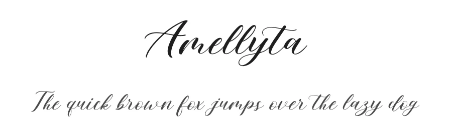 Amellyta by Gatype — Script Handwritten Font