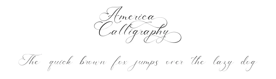 America Calligraphy by Adante Creative — Script Handwritten Font