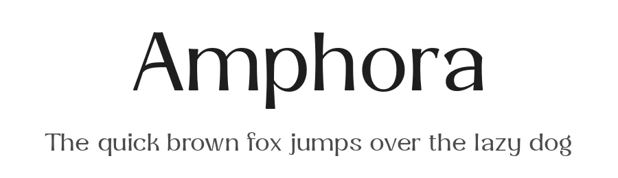 Amphora by Calvin Anugerah Wijaya — Sans Serif Font