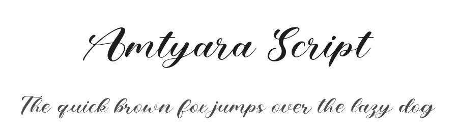 Amtyara Script by gatype — Script Handwritten Font