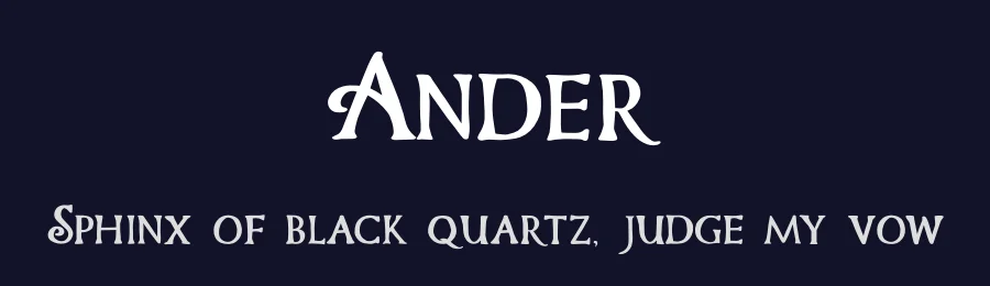 Ander — Serif Font — thumbnail 2