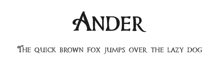 Ander — Serif Font
