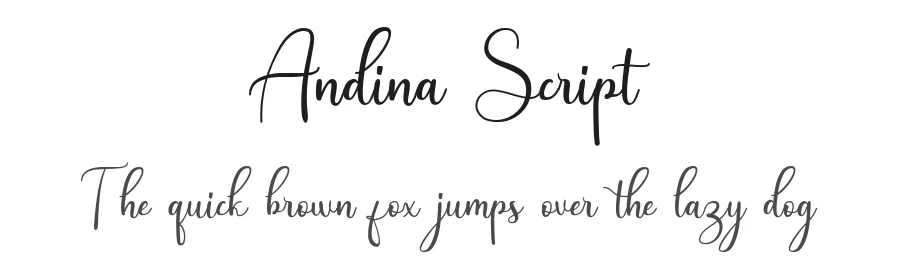 Andina Script by Sabertype Studio — Script Handwritten Font
