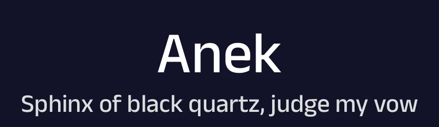 Anek by Yesha Goshar & Mahesh Sahu (Odia), Yesha Goshar (Latin) — Sans Serif Font — thumbnail 2