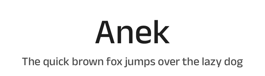 Anek by Yesha Goshar & Mahesh Sahu (Odia), Yesha Goshar (Latin) — Sans Serif Font