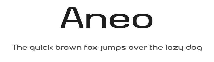 Aneo by Anastasios Pappas — Display Font