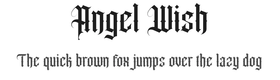 Angel Wish by Stringlabs — Display Font