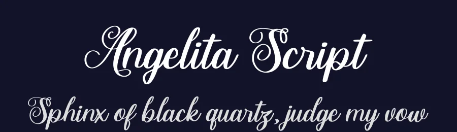 Angelita Script — Script Handwritten Font — thumbnail 2