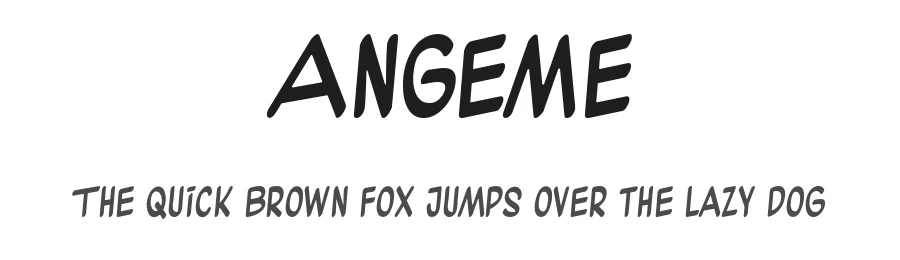 Angeme by Nurbek Nas — Script Handwritten Font