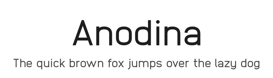 Anodina by Stefano Giliberti (brumale) — Sans Serif Font
