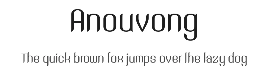 Anouvong by Sengkeo Vangxiengvue — Sans Serif Font