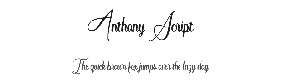 Anthony Script by Areatypestudio — Script Handwritten Font