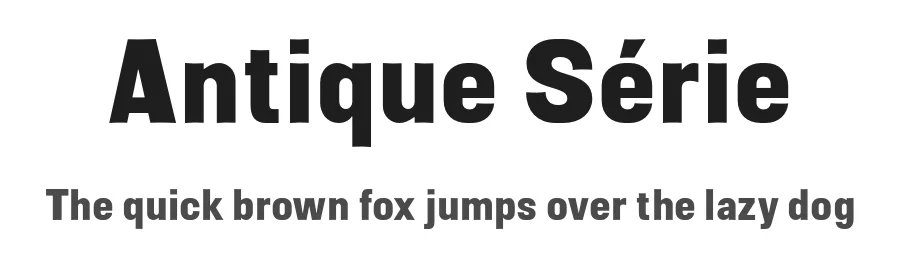Antique Série by Coline Houot, Romain Laurent — Sans Serif Font