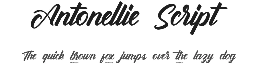 Antonellie Script by Fuad Hasan — Script Handwritten Font