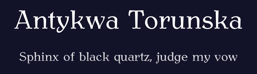 Antykwa Torunska — Serif Font — thumbnail 2