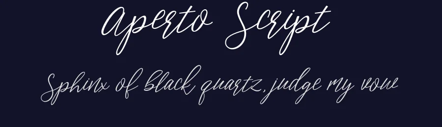 Aperto Script — Script Handwritten Font — thumbnail 2