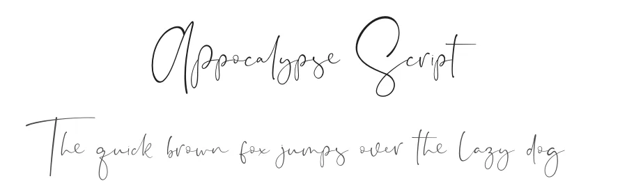 Appocalypse Script by Sronstudio — Script Handwritten Font