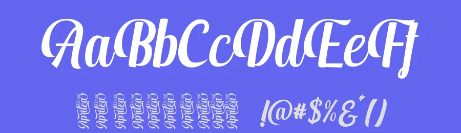 Aprilea Script by Debut Studio — Script Handwritten Font — thumbnail 3