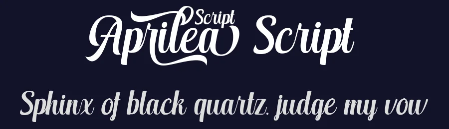 Aprilea Script by Debut Studio — Script Handwritten Font — thumbnail 2
