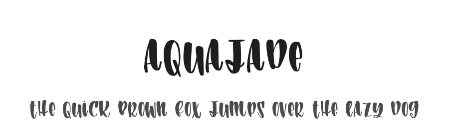 Aquajade by Tiffany Willett β Script Handwritten Font