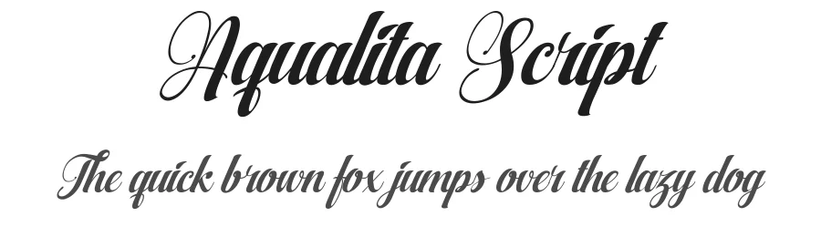 Aqualita Script by Artisans — Script Handwritten Font
