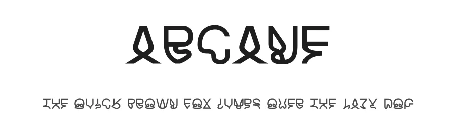 Arcane by Mickaël Emile — Display Font
