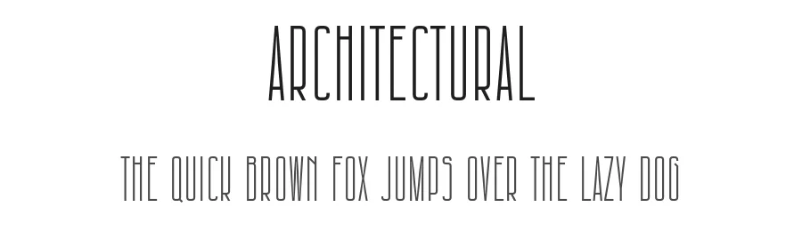 Architectural by Igor Stepanchenko — Sans Serif Font