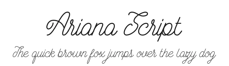 Ariana Script by Ian Mikraz — Script Handwritten Font