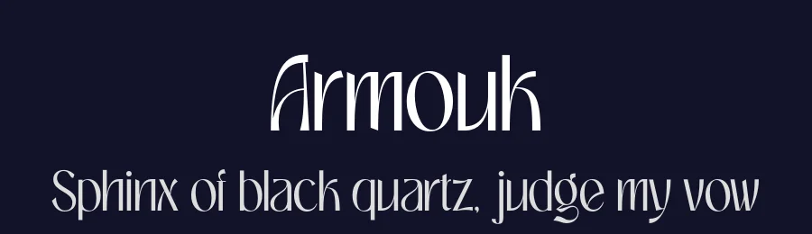 Armouk by Sigit Dwipa Raharjo — Sans Serif Font — thumbnail 2