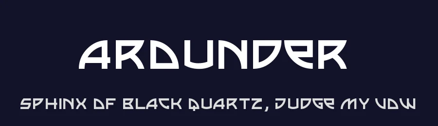 Arounder by Maxim Raikov — Display Font — thumbnail 2