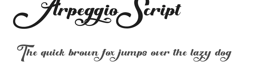 Arpeggio Script by Haksen Letters — Script Handwritten Font