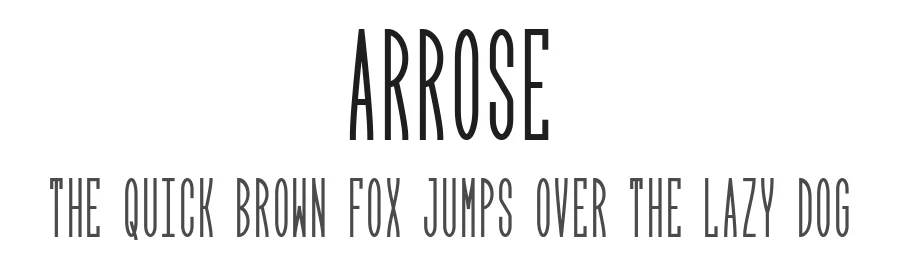 Arrose by GGBot — Sans Serif Font