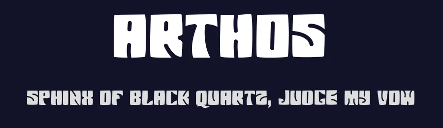 Arthos by nami_studio — Display Font — thumbnail 2