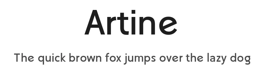Artine by Mhd Husaini β Sans Serif Font