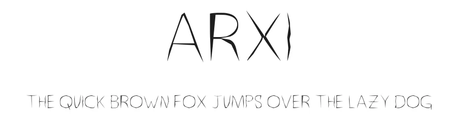 Arxi — Script Handwritten Font
