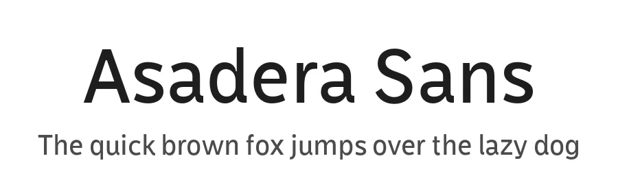 Asadera Sans by Jazziel Rivera, Karla Pasten, Mónica Munguía, Nitzchia Días y Rebeca Anaya — Sans Serif Font