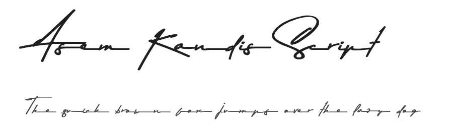 Asem Kandis Script by lemoncraft2018 — Script Handwritten Font