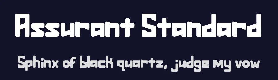Assurant Standard by Clint Self — Sans Serif Font — thumbnail 2