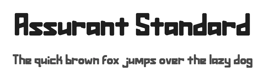 Assurant Standard by Clint Self — Sans Serif Font