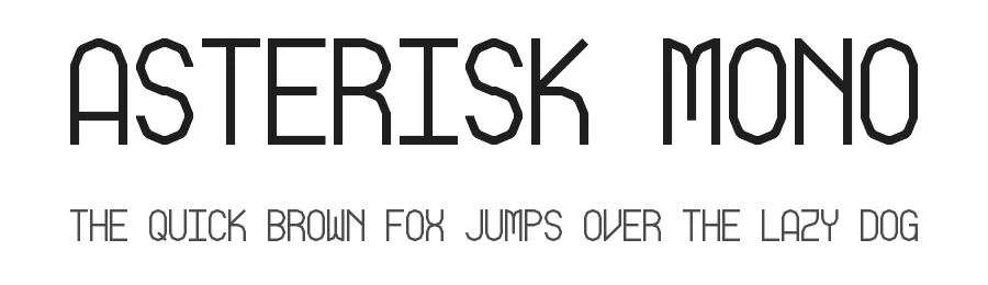 Asterisk Mono