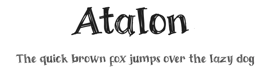 Atalon by Musthafa Kamal Emje - Afkari Studio — Script Handwritten Font