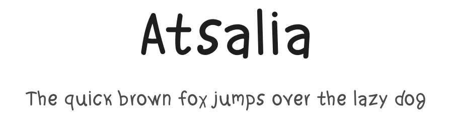Atsalia by Christos Lentzaris — Script Handwritten Font