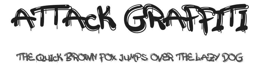 Attack Graffiti by Wahyu Eka Prasetya — Script Handwritten Font