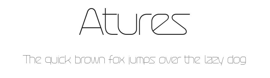 Atures by Mans Greback — Sans Serif Font