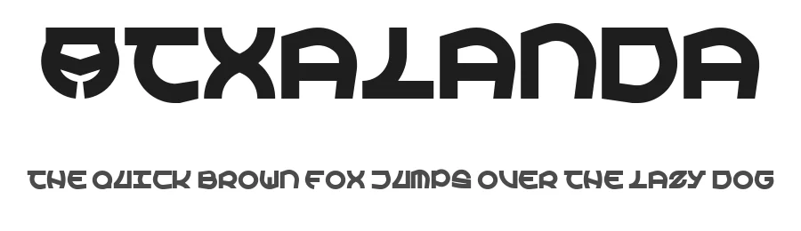 Atxalanda by REKI.ZIUR — Display Font